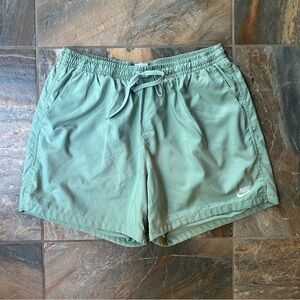Nike Men’s Woven Lined Flow Green Shorts Size XXL